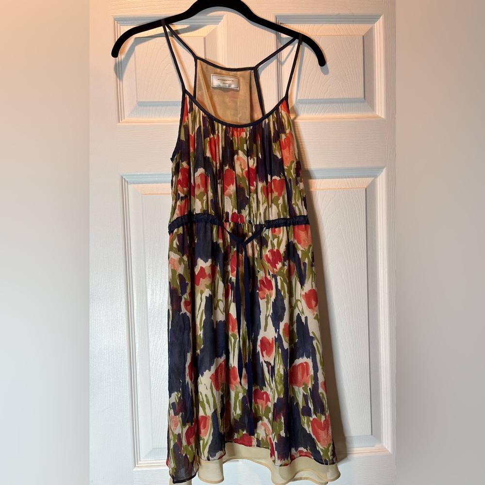Moulinette Soeurs Floral Dress - Red, Green, Blue